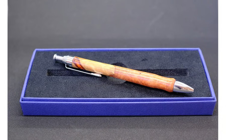 木軸ペン(花梨瘤)山梨県 甲斐市 CI-4