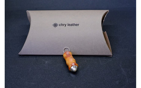 木軸キーホルダー(花梨瘤)山梨県甲斐市CI-3