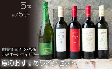 ルミエール ルミエールワイナリー 夏のおすすめワインセット ワインセット 日本ワイン 063-029