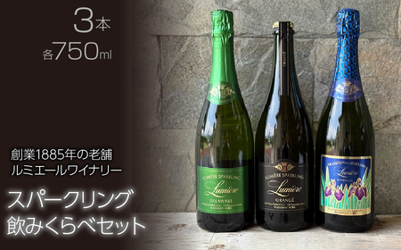 ルミエール ルミエールスパークリング飲みくらべセット ワインセット 飲み比べ 日本ワイン 063-031