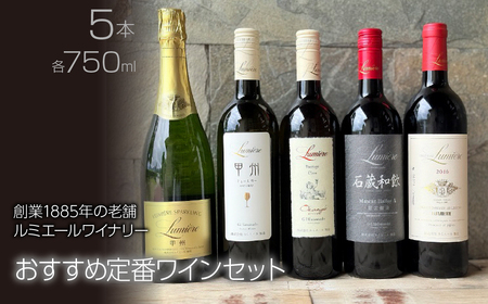 ルミエール ルミエールワイナリー おすすめ定番ワインセット ワインセット 日本ワイン 063-032