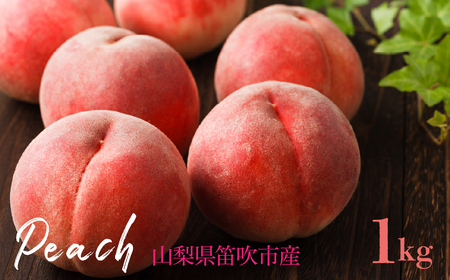 [2026年発送★先行予約]桃1kg 山梨県笛吹市産 235-006-26y