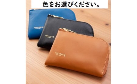 L字ファスナーミニウォレット(大)赤