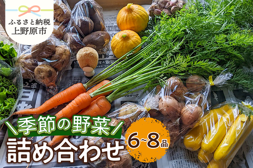 2026年先行予約★[関東甲信越エリア限定]季節の野菜詰め合わせ(6〜8品)