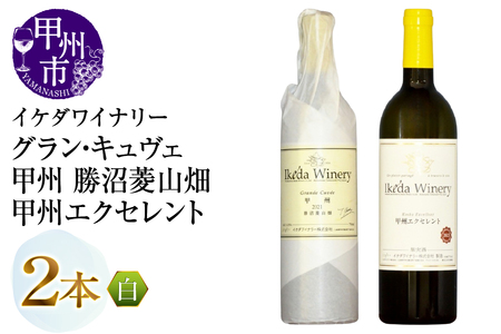 ワイン イケダワイナリー[グラン・キュヴェ 甲州/甲州エクセレント]2本セット(MG)B19-492