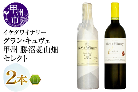 ワイン イケダワイナリー[グラン・キュヴェ 甲州/セレクト白]2本セット(MG)C-489