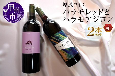 原茂ワインが贈るハラモレッドとアジロン赤2本セット(MG)B15-731