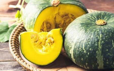 [先行受付] 山梨県 中央市産 かぼちゃ [くり将軍] 約4〜5kg 栗将軍 南瓜 カボチャ 野菜 山梨県 中央市 [2026年10月上旬〜11月下旬発送予定]