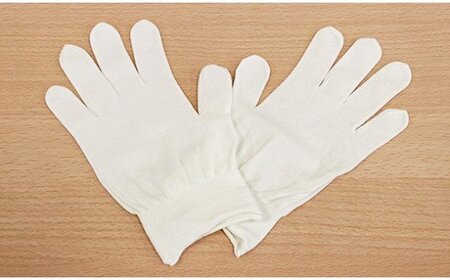 [ティオティオプレミアム加工]抗菌・消臭・抗ウイルス 完全無縫製の手袋 2双セット [5839-1391]