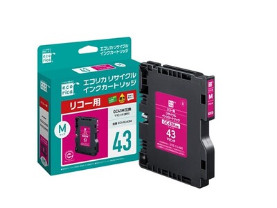 エコリカ[リコー用] GC43M 互換リサイクルインク(型番:ECI-RC43M) リコー リサイクル インク 互換インク カートリッジ インクカートリッジ カラー オフィス用品 プリンター インク 山梨県 富士川町