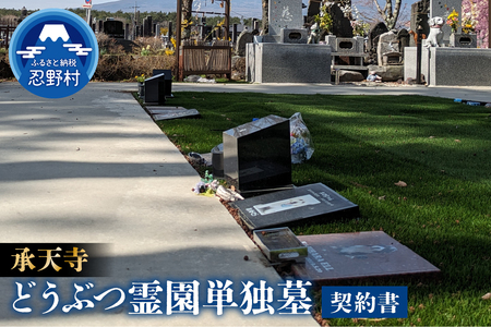 承天寺 忍野富士どうぶつ霊園単独墓