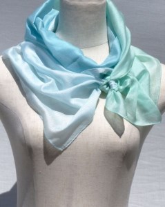 富士桜工房コンパクトストール「とにかる」ミント  とにかく軽い！（スカーフ）