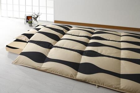 【シビラ】マットレス　体圧分散型高反発ウレタンフォーム（厚さ約７ｃｍ）ピロケース付　オンダ　ブラック