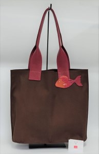 「鞄工房 香」帆布トートバッグ 魚