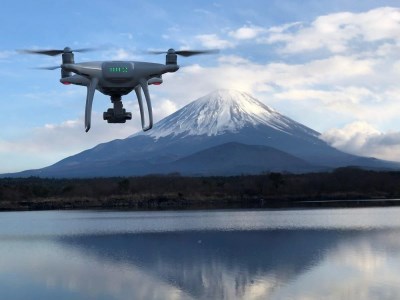 ドローンを使用した新アクティビティ!雄大な富士山の空撮体験!