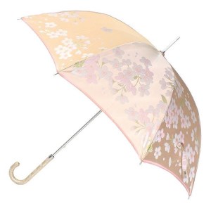 槙田商店[晴雨兼用]長傘 "絵おり" 桜