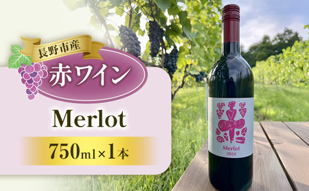 ワイン Merlot 赤ワイン 750ml お酒 信州 長野市