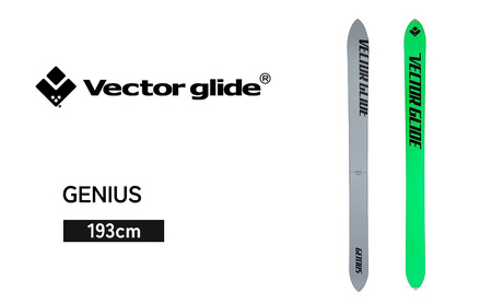[VECTOR GLIDE]スキー板 GENIUS 193cm スキー ウィンタースポーツ スポーツ 日本製 長野