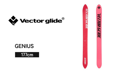 [VECTOR GLIDE]スキー板 GENIUS 177cm スキー ウィンタースポーツ スポーツ 日本製 長野