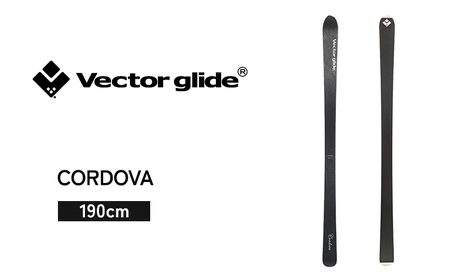 [VECTOR GLIDE]スキー板 CORDOVA 190cm スキー ウィンタースポーツ スポーツ 日本製 長野