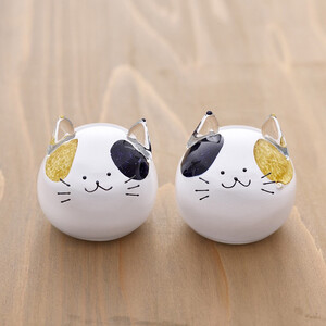 ツボ押しペーパーウェイト見て握っていやしねこ《1個》