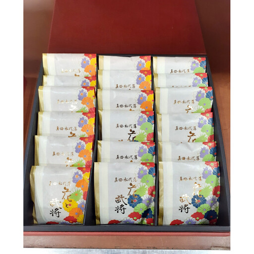 信州松代藩　花と武将サブレ１８枚入