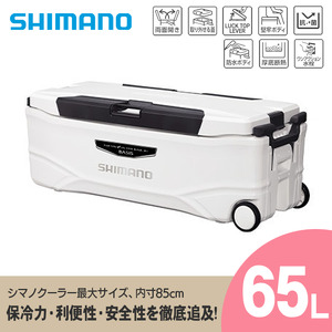 シマノ スペーザ ホエール ベイシス 65L (ピュアホワイト) クーラーボックス | シマノ クーラーボックス アウトドア 保冷 クーラー 釣り キャンプ 信州 南信州 送料無料 ふるさと納税 長野県 飯田市