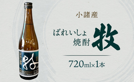 小諸産焼酎 ばれいしょ焼酎 牧 720ml 小諸市 酒 日本酒