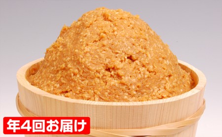 味噌 定期便 固定月 4ヶ月 山吹味噌 こがね 4kg ( 1kg ×年4回分) 信州味噌 みそ ミソ 熟成 信州 信州みそ 調味料 長野県 長野 定期 お楽しみ 4回