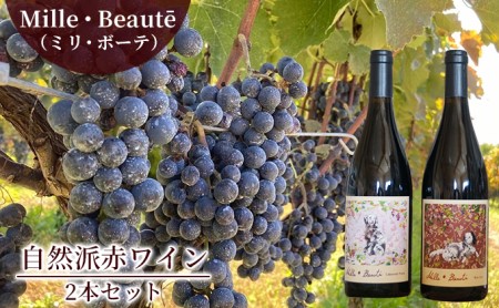 Mille・Beauté (ミリ・ボーテ)無添加 無濾過 赤ワイン 2本セット