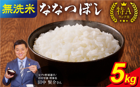 令和5年産 うりゅう米 ななつぼし 無洗米 5kg(5kg×1袋)