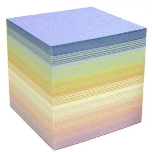 霞色ブロックメモ[005-04]|霞色ブロックメモ 美篶堂 ブロックメモ メモキューブ メモ用紙 文房具 日本製 伊那市 長野県 ふるさと納税