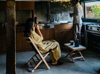 pioneer plants / Chair | 伊那市 信州 長野 ふるさと納税 木製品 木 椅子 いす イス チェア 無垢 ゆったり クリ[230-04]