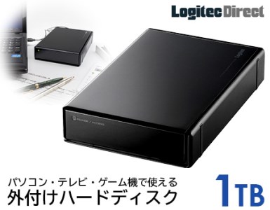 【026-02】ロジテック HDD 1TB USB3.1(Gen1) / USB3.0 国産 TV録画 省エネ静音 外付け ハードディスク【LHD-ENA010U3WS】