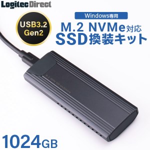 【089-01】ロジテック SSD M.2 換装キット　1024GB【LMD-SMC1024UC】