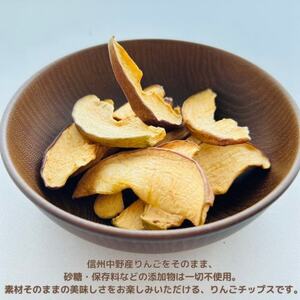 信州中野のりんごチップス 6袋セット ワンちゃんも食べられます。 