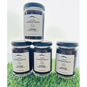 イナカノ フルーツバタースプレッド あんこバター 140g×4本セット[信州中野]