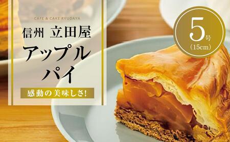お菓子 焼菓子 アップルパイ 5号 ( 約15cm ) 1台 信州 立田屋