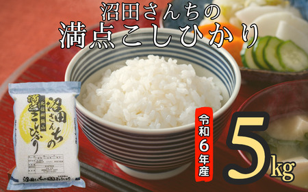 [令和6年産]沼田さんちの満点こしひかり 5kg (6-35A)