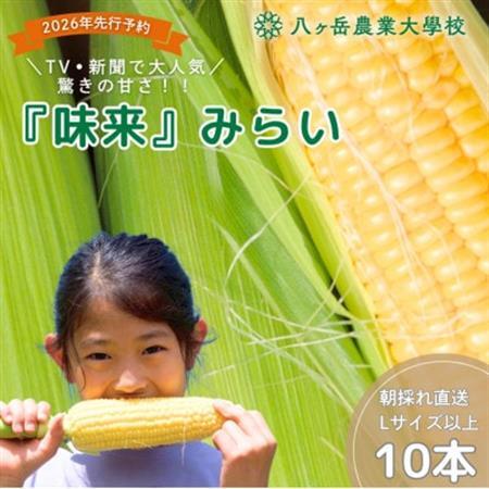 [2026年先行予約]朝採れ直送 フルーツのような甘さ『皮付き』生とうもろこし10本[配送不可地域:離島]