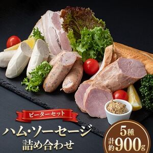[毎月定期便]ピーターセット ハム・ソーセージ詰め合わせ(5種)全2回[配送不可地域:離島]