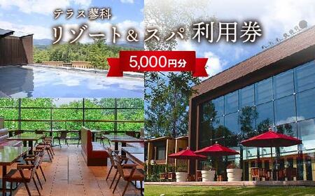 テラス蓼科リゾート&スパ 5,000円利用券×1枚_旅行券・チケット 温泉利用券 旅行券・チケット 宿泊商品券 宿泊券 _