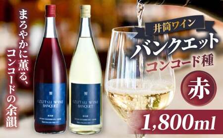 [ふるなび限定] 井筒ワイン バンクエット(赤)1800ml | ワイン 赤 バンクエット 井筒ワイン 長野県 塩尻市 FN-Limited