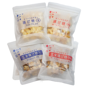 ゆうきやの手造り揚げ餅(1袋90g×4種) 煎餅 おかき あられ 米 和菓子 スナック 詰め合わせ | 揚げもち こがねもち 長野県 佐久市