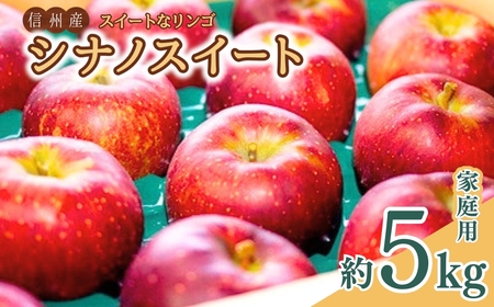 [2026年先行予約]スイートなりんご シナノスイート 家庭用 5kg 訳あり | りんご