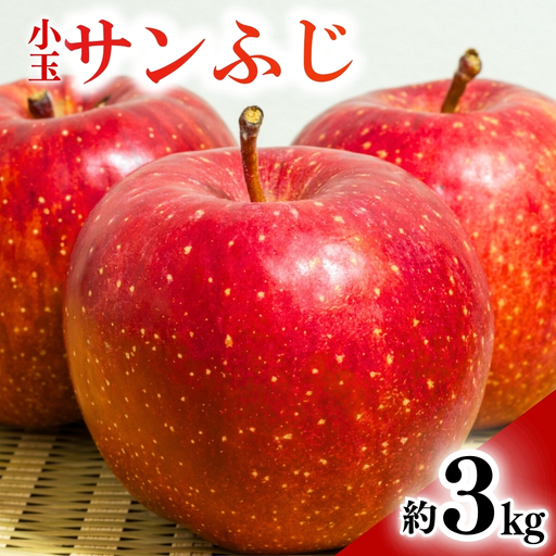 [2026年先行予約]りんご 小玉サンふじ 約3kg | りんご