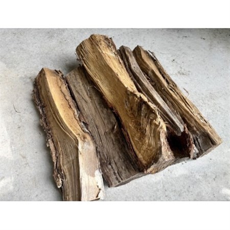 林業芸術社　2年乾燥薪(広葉樹約22cm /約5kg分/中割り～)御代田町面替【1702678】
