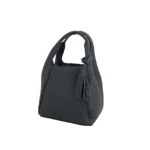 [濱野皮革工藝]本革 ミニハンドバッグ HAMANO フィオーレ ピッコ(ブラック)_バッグ バック bag 濱野皮革工藝 国産 贈答 ギフト プレゼント 黒 ブラック レディース HAMANO ブランド メーカー 牛革 日本製_