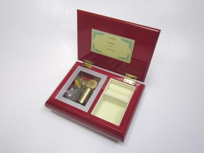 009-011[30弁オルゴール]木製BOX(ワイン)