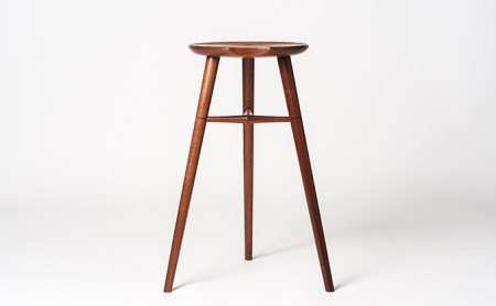 木工yamagen Crescent stool[walnut]